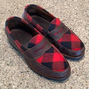 Bass Weejuns Buffalo Plaid and Brown Leather in 7D (Women’s 8.5)